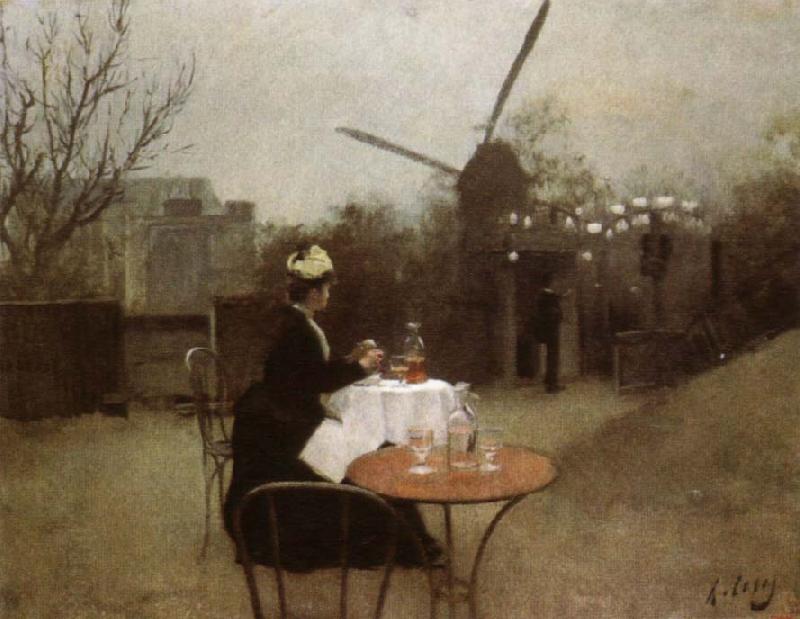 Ramon Casas Out of Doors China oil painting art